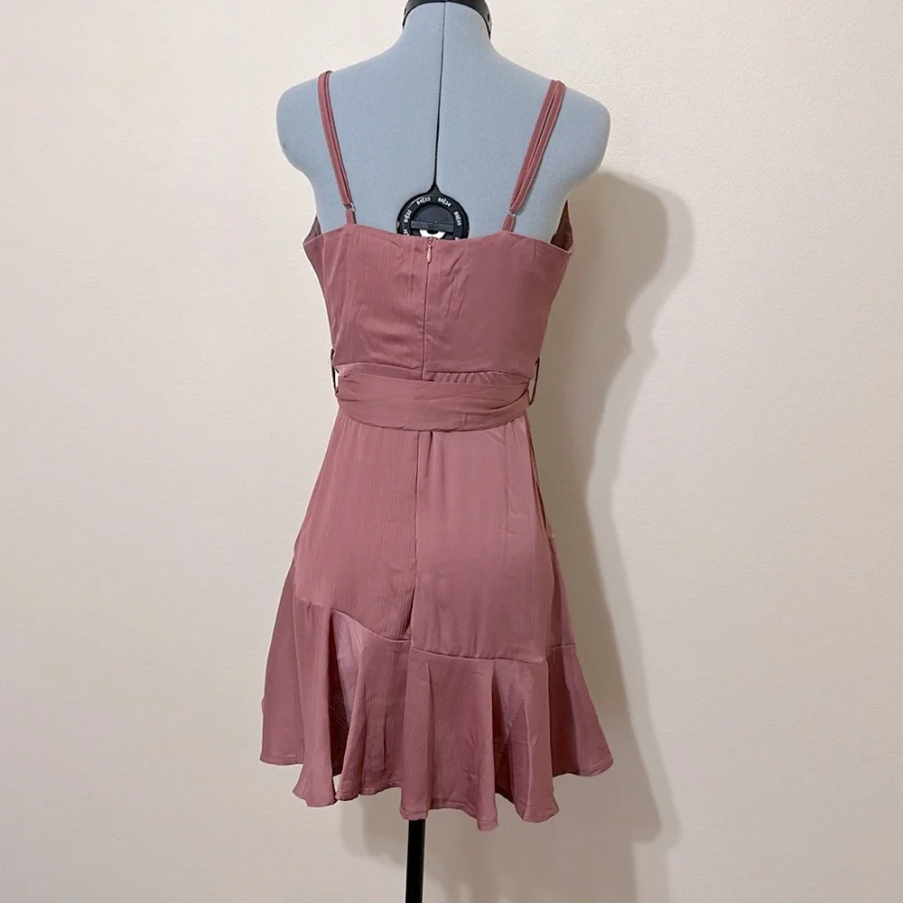 Princess Polly Watermelon Champagne Mini Elegant Dress, Size US 4 - Picture 5 of 12